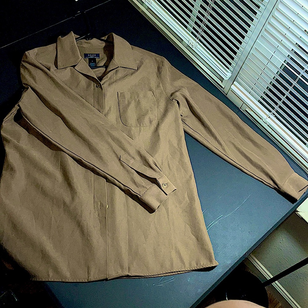 Button-up - Dress shirt - brown , Tan